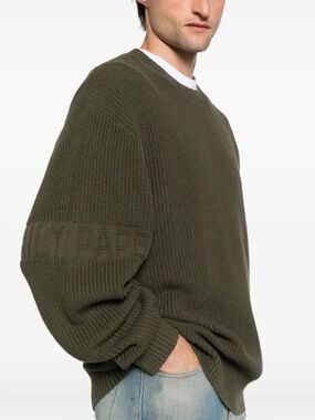 Daily Paper Olive Green Crewneck Sweater